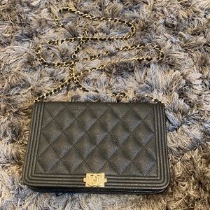 Chanel Classic Wallet on Chain